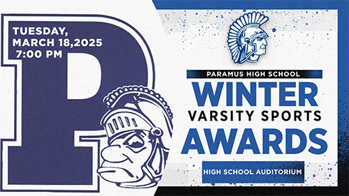 Winter Varsity Sports Awards Flyer